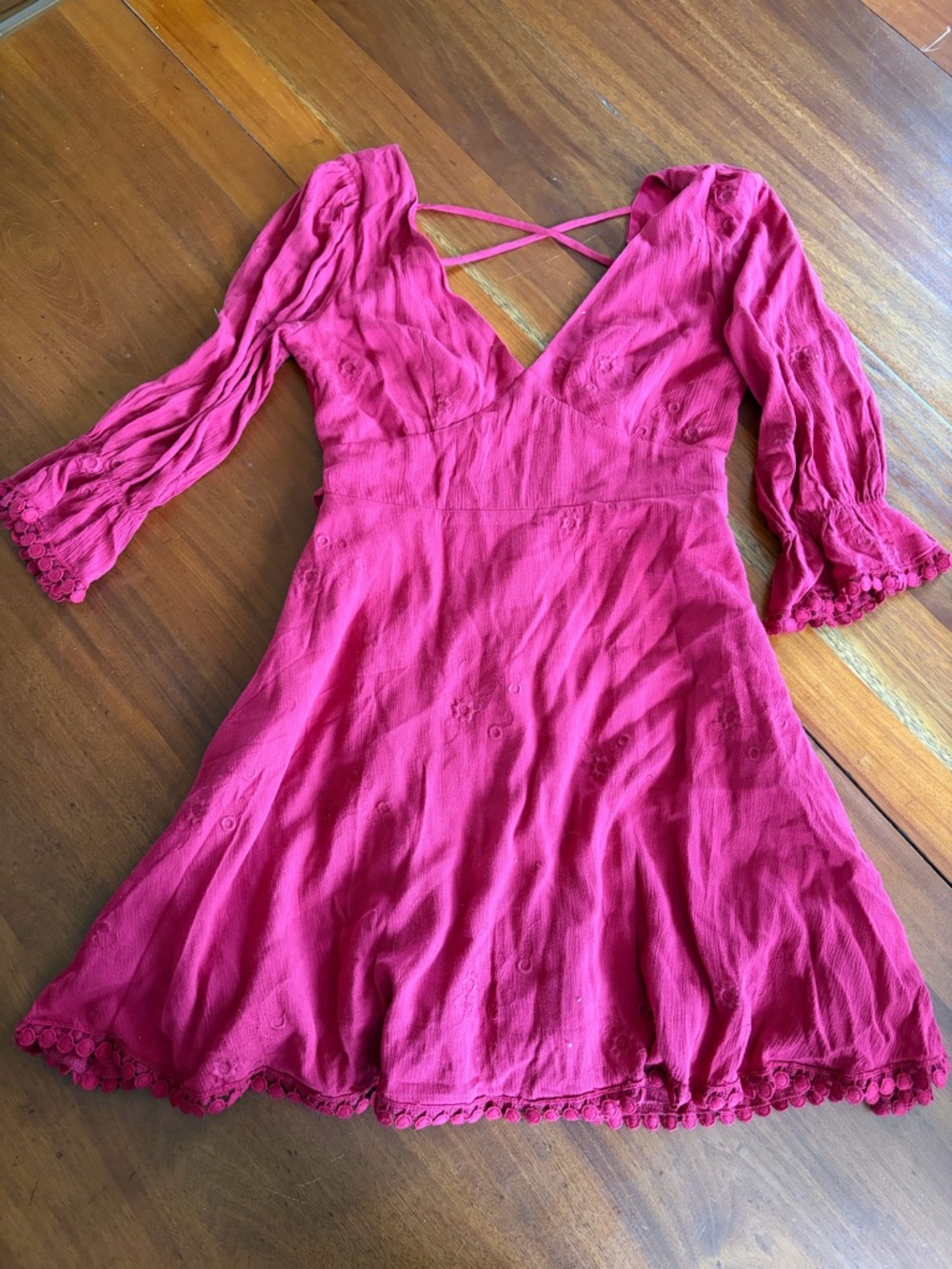 Lulu's Bright Red Women's Dress